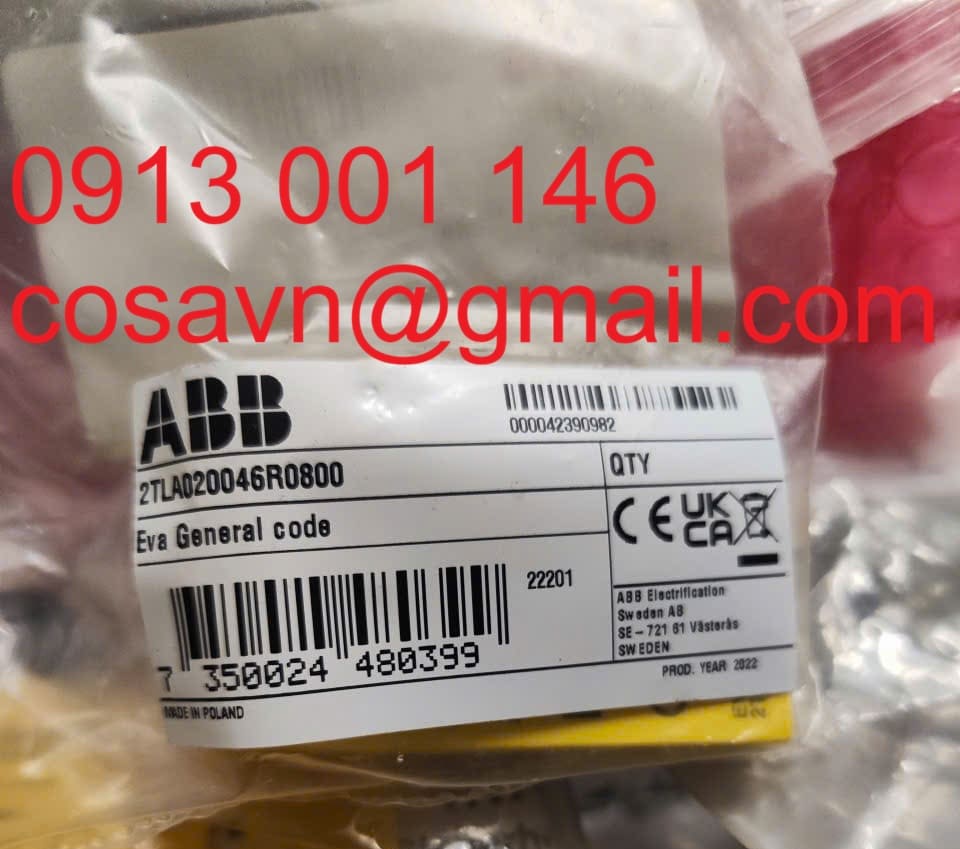ABB Jokab Safety Bộ truyền động ABB 2TLA020046R0800 Eva 2TLA020046R0800